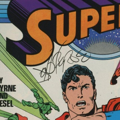 (1988) Superman #13: SIGNED BY JOHN BYRNE! KEY! WE COMBINE SHIPPING! (9.2 OB)