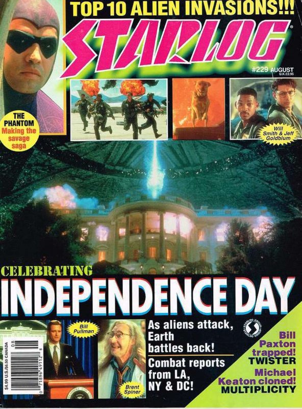 Starlog #229 VF ; Starlog | Magazine Independence Day