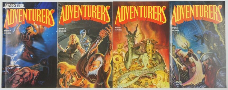 Adventurers #0 & 1-10 VF/NM complete series + variant PETER HSU comics set