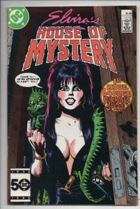 ELVIRA HOUSE of MYSTERY #1 Mistress of the Dark, VF, DC, 1986, 1st app