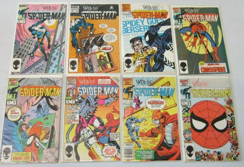 Web of Spider-Man comic lot from:#2-25 19 difference 8.0 VF (1985-87)