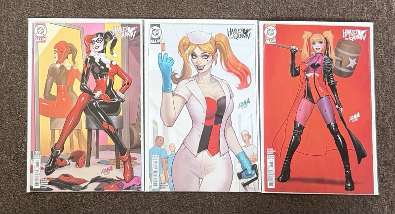Harley Quinn #57,59,60 David Nakayama NM Lot DC Comics