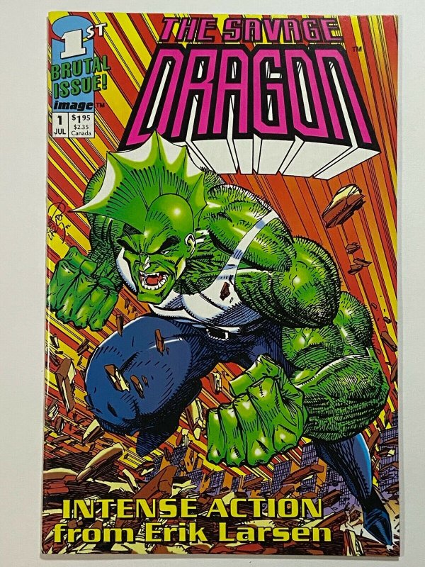 Savage Dragon #1 1st Solo Title 1st Cameo App Super-Patriot 1992 Image Comics