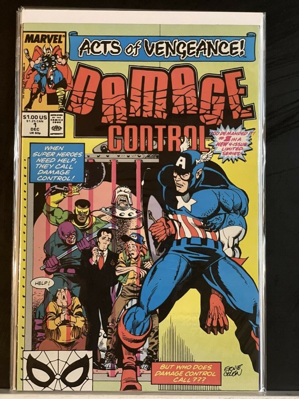Damage Control Acts Of Vengeance (1989 Marvel) 2nd Series 