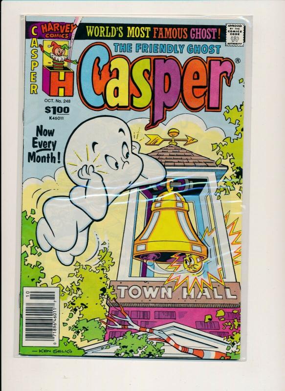 Harvey Comics, CASPER the Friendly Ghost #247,248 ~  FN/VF or better (PF573) 