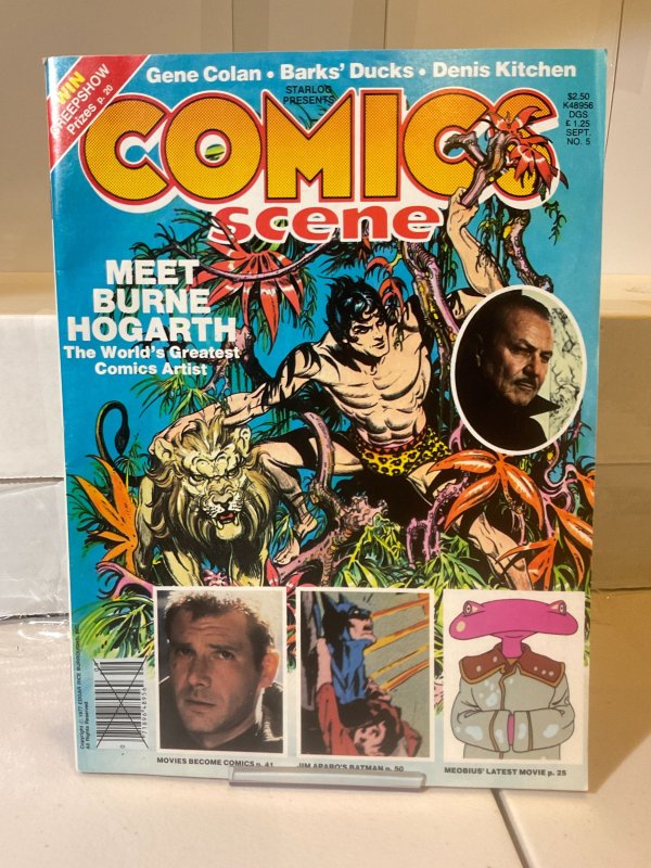 Comics Scene #5  1982  F/VF  (magazine)  Hogarth! Aparo!
