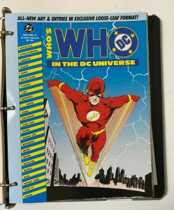 Who's Who in the DC Universe lot 7 pieces 6.0 FN (1990) Binder +  