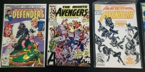 MARVEL BRONZE AGE 9PC(FN)DEFENDERS,X-MEN vs AVENGERS, X-MEN & MICRONAUTS 1983-92