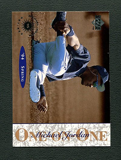 1995 Michael Jordan Upperdeck One on One Insert Set (NM-MT)