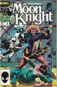 Moon Knight Fist Of Khonshu # 4 VF Marvel 1985  [I7]