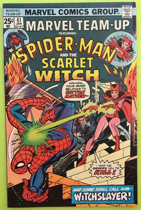 MARVEL TEAM-UP 41 SPIDER-MAN & THE SCARLET WITCH 1976