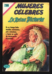 Mujeres Celebres-La Reina Victoria #110 1970-Art by Pablo Marcos-Historic-Mex...