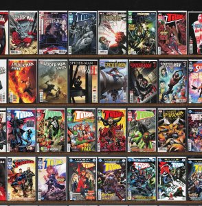 Huge Lot 140+ Comics with Superman, Titans, Supergirl, Spider-Man & More!