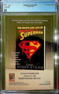 Detective Comics #666 (1993) - CGC 9.6 - Cert#4253501016