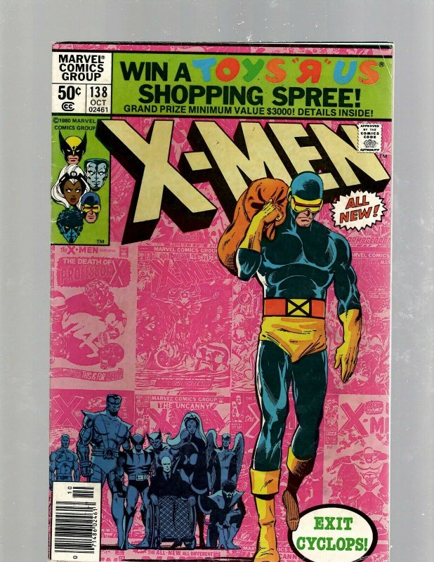 (Uncanny) X-Men # 138 FN Marvel Comic Book Beast Angel Cyclops Magneto SM19