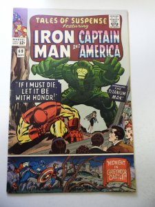 Tales of Suspense #69 1st App of Titanium Man! VG+ Cond small moisture stain bc