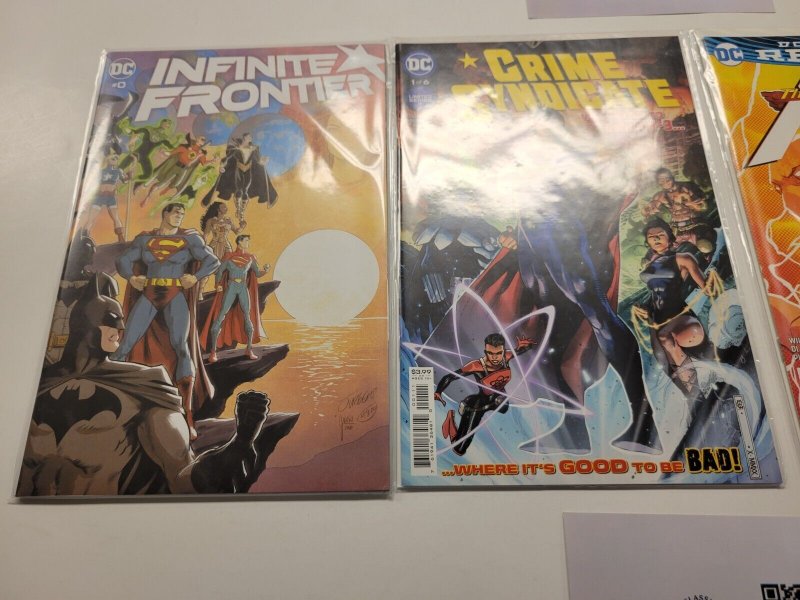 4 DC Comics Infinite Frontier 1 Crime Syndicate 1 Flash 41 Justice League 34 SM4