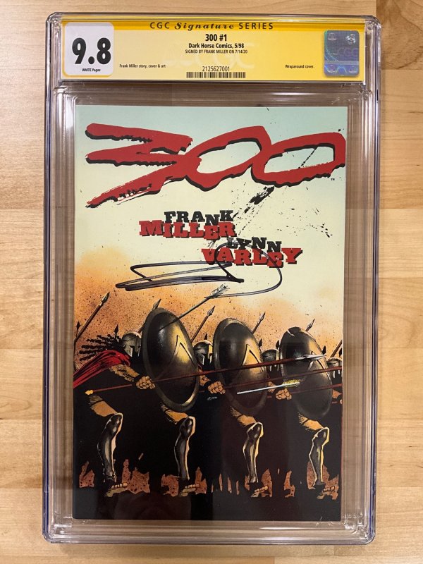 300 #1 (1998) CGCSS 9.8 Signed by Frank Miller
