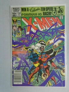 Uncanny X-Men #154 Newsstand edition 6.0 FN (1982 1st Series)