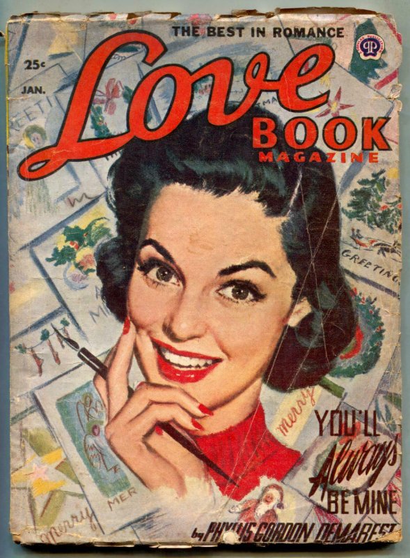 Love Book Magazine Pulp January 1954- You'll Always Be Mine VG