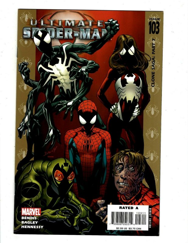 12 Ultimate Spider-Man Marvel Comics 94 95 96 98 99 100 101 102 103 104 + J435
