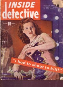 INSIDE DETECTIVE 1944 AUG WARTIME GOLF COURSE CRIME FR/G