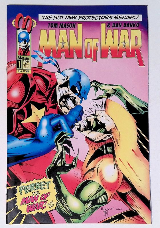Man of War #1 Direct Ed. (April 1993, Malibu) 7.0 FN/VF