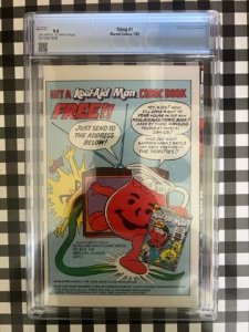 The Thing #1 (1983) - CGC 9.4 - 1st Solo Series !