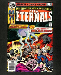 Eternals #2 1st Ajak Arishem and the Celestials!