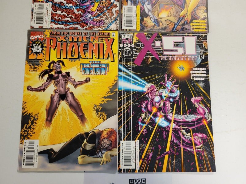 4 Marvel Comics #3 X-Men Phoenix + #3 4 5 X-51 Machine Man 58 TJ20