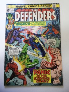 The Defenders #15 (1974) VG+ Condition MVS Intact