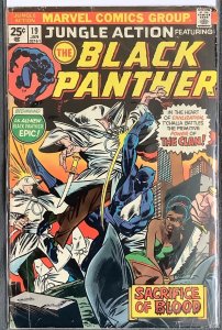 Jungle Action #19 (1976, Marvel) Featuring Black Panther.  FN