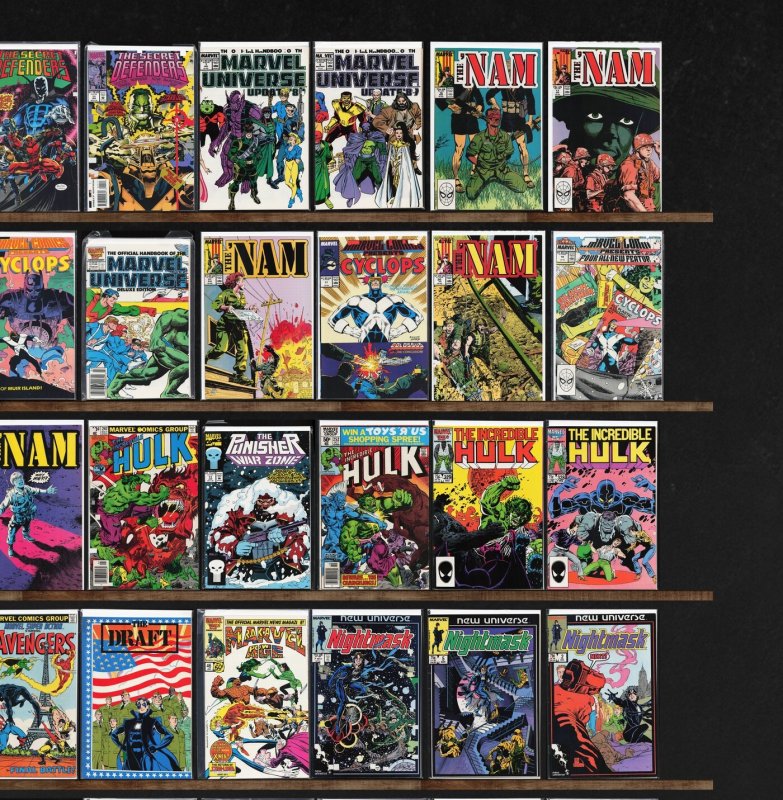 Huge Lot 150+ Comics with The 'Nam, Marvel Comics Presents & More!