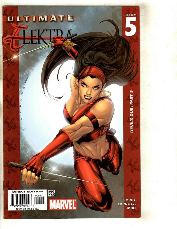 Lot of 9 Ultimate Marvel Comics Elektra 5 4 3 2 1 Daredevil Elektra 4 3 2 1 SM11