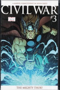 Civil War #3 McGuinness Cover (2006) Captain America [Key Issue]