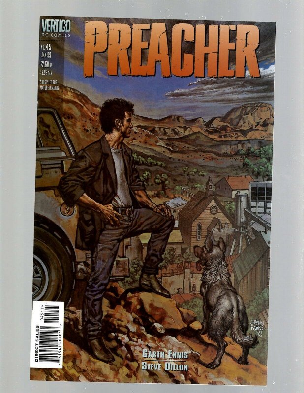 Lot Of 8 Preacher DC Vertigo Comic Books # 10 11 23 43 44 45 46 47 Ennis HY5 