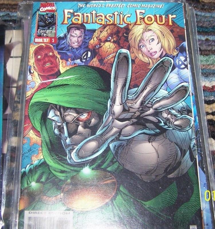 FANTASTIC FOUR  #5 vol 2     1996 marvel  JIM LEE