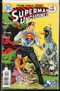 Superman Unchained #2 Victor Ibáñez Bronze Age Cover (2013) Superman