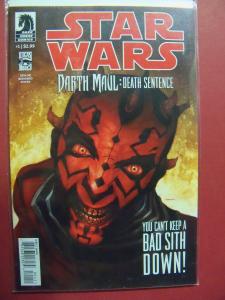 STAR WARS DARTH MAUL: DEATH SENTENCE #1   (9.4 NM OR BETTER) DARK HORSE