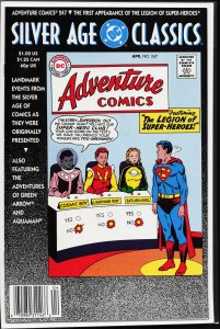 Adventure Comics #247 Silver Age Classics Cover (1992) Superboy [Key Issue]