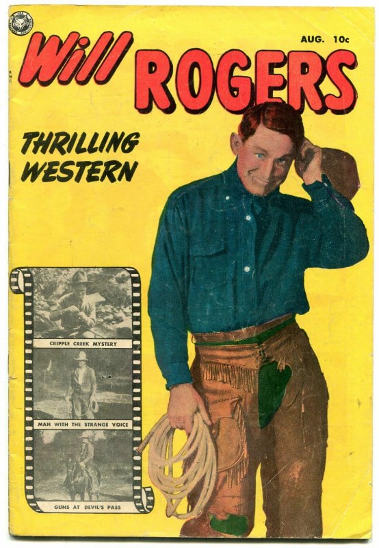 Will Rogers #2  1950- Fox Golden Age Western- Photo cover FN-