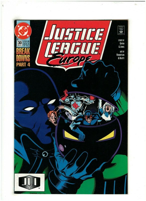 Justice League Europe #30 VF 8.0 DC Comics 1991 Keith Giffen