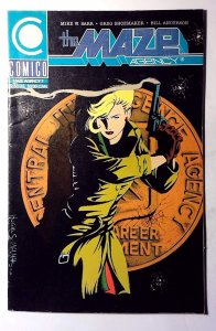 The Maze Agency #7 (1989) Comico Comics 1st Print Comic Book