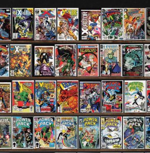 Huge Lot 150+ Comics with X-Factor, Power Pack, Excalibur, Booster Gold & More!