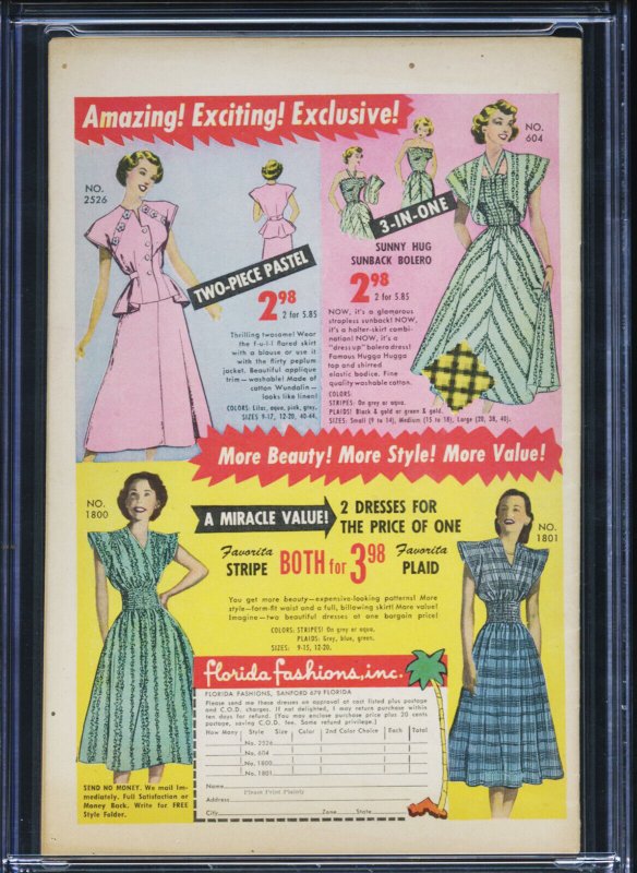 PLANET COMICS #62 - CGC-6.5, OW - Fiction House - Evans - Golden Age