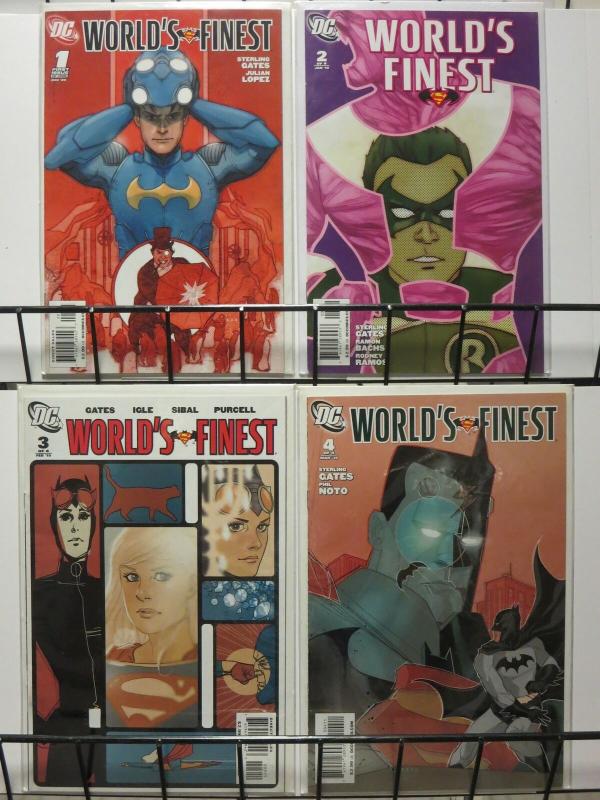 WORLDS FINEST (2009) 1a,2b,3a,4b COMPLETE