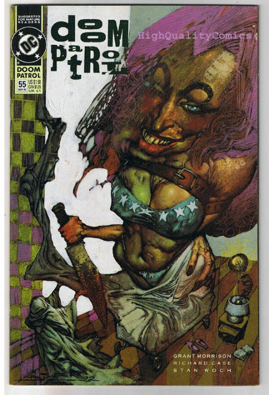 DOOM PATROL #55, VF/NM, Grant Morrison, Simon Bisley, 1987, more in store