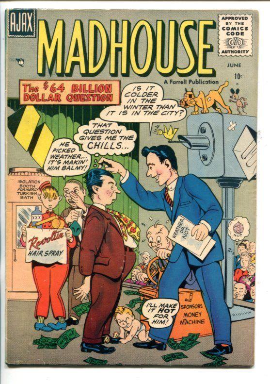 MADHOUSE #1-1957-AJAX-MAD IMITATOR-SOUTHERN STATES-vf minus