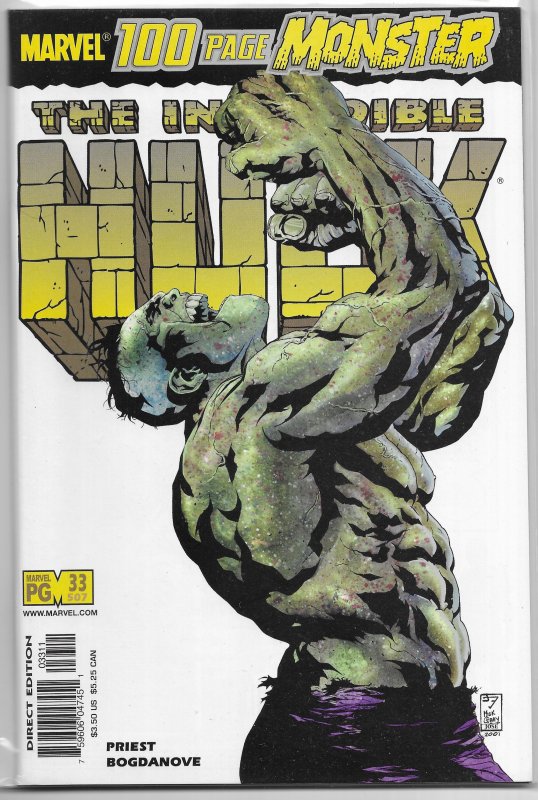 Incredible Hulk (vol. 2, 1999) # 33 VF (100 Page Monster, rep. 204,205,335)