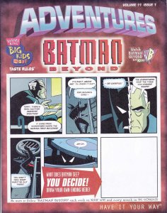 Burger King Adventures (Vol. 11) #1 VF/NM ; BK | Batman Beyond